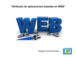 Atributos de aplicaciones basadas en WEB