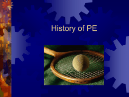 History of PE
