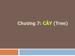 Chương 7: CÂY (Tree)