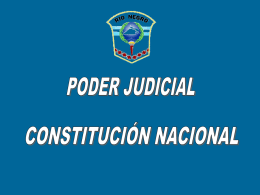 Módulo 3: Constitución Nacional - del Poder Judicial de Rio Negro
