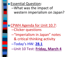 18 - Imperialism in Japan