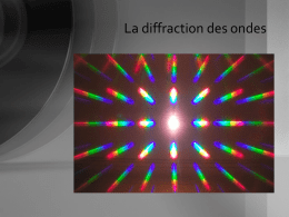 Diffraction de la lumière