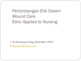 ethical considerations in wound evaluation and