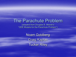 The Parachute Problem