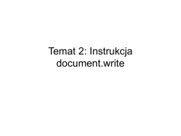 document.write
