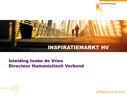 openingstoespraak van Ineke de Vries