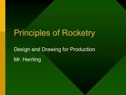 Principles of Rocketry PowerPoint