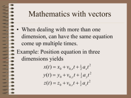 Lecture for 1/26