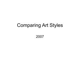 Comparing Art Styles