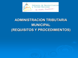 Presentacion ATM - Administración Tributaria Municipal.