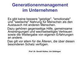 Generationenmanagement im Unternehmen