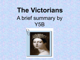 Victorians by 5B - Mill Hill Primary School
