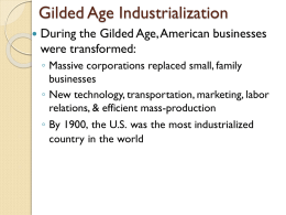 Gilded Age - WordPress.com