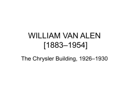 WILLIAM VAN ALEN [1883–1954] - Humanities – Picturing America