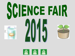 Science Fair 2015 PPT