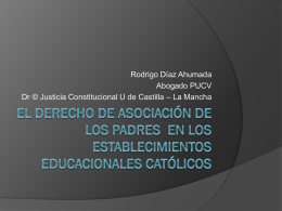 Rodrigo Díaz - Vicaría para la Educación