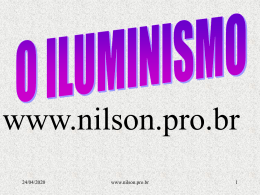 iluminismo - nilson.pro.br