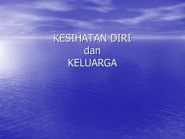 PENGENALAN KESIHATAN DIRI