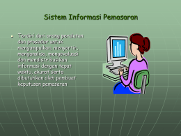 Materi 3 Manajamen Pemasaran