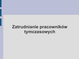 Zatrudnianie pracowników tymczasowych – Jarosław Witkowski