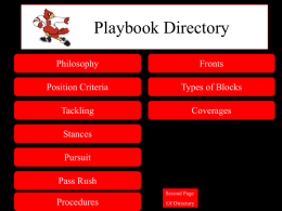 4-3 Stunt Defense - GREAT Playbook
