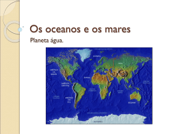 Os oceanos e os mares