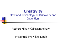 Creativity-flow
