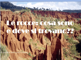 Le rocce: cosa sono e dove si trovano??