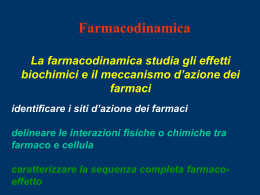 Farmacodinamica - Infermieri Pisa