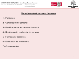 Presentacion Tema 5. Departamento de recursos humanos (teresa