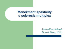 Menežment spasticity u sclerosis multiplex
