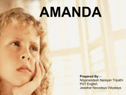 Don`t bite your nails, Amanda!