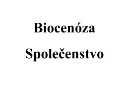 Biocenosa - Kiwi.mendelu.cz