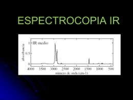 IR Espectroscopia - analisisinstrumentalfisico