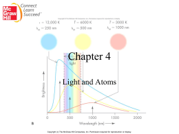 Light and Atoms