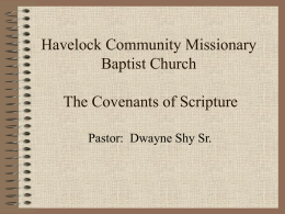 Covenants of Scripture