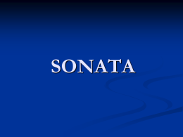 Prezentacija za nastavnu jedinicu “Sonata”