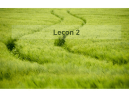 lecon 2