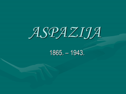 Aspazija (I. Strode)