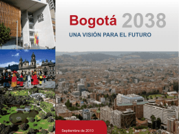 Bogotá 2038. Una Visión para el Futuro