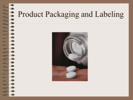 Product Packaging PPT