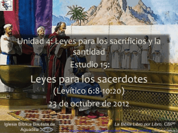 Levítico - Iglesiabiblicabautista.org