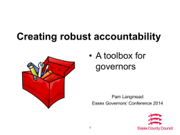 Creating robust accountability - conference