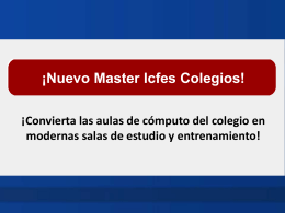 ¡Nuevo Master Icfes Colegios!