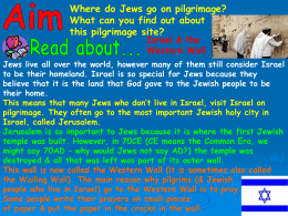 Where do Jews go on pilgrimage?