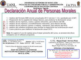 Declaración Anual de Personas Morales
