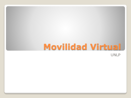 Movilidad Virtual - Universidad Nacional de La Plata