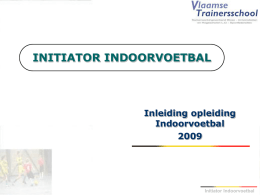 Initiator Indoorvoetbal