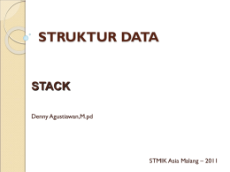 Pertemuan 4,5(struktur data)