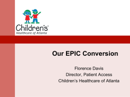 Our EPIC Conversion